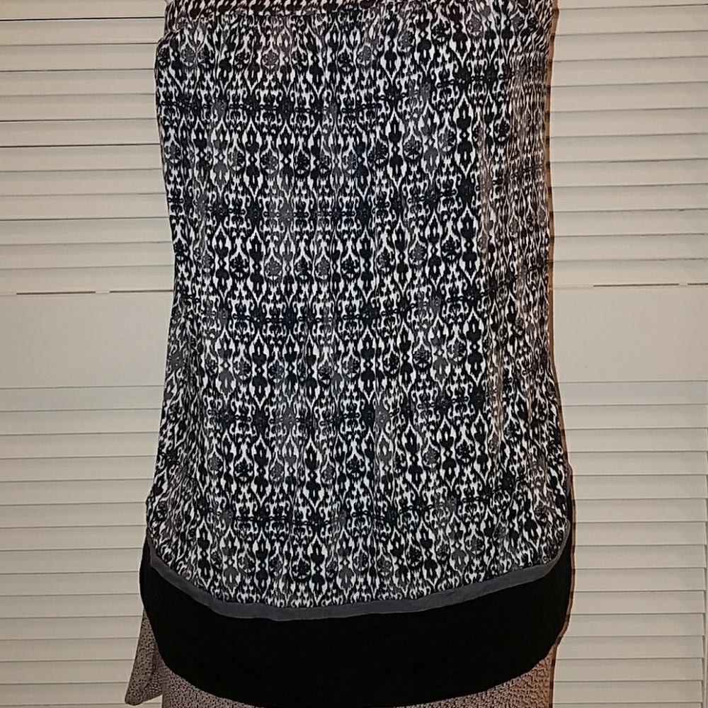 Lane Bryant patterned tank/strapless top