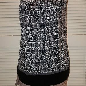 Lane Bryant patterned tank/strapless top