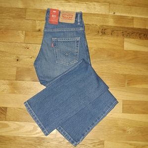 Boys Levi's 511 Slim Stretch Jeans Brand New