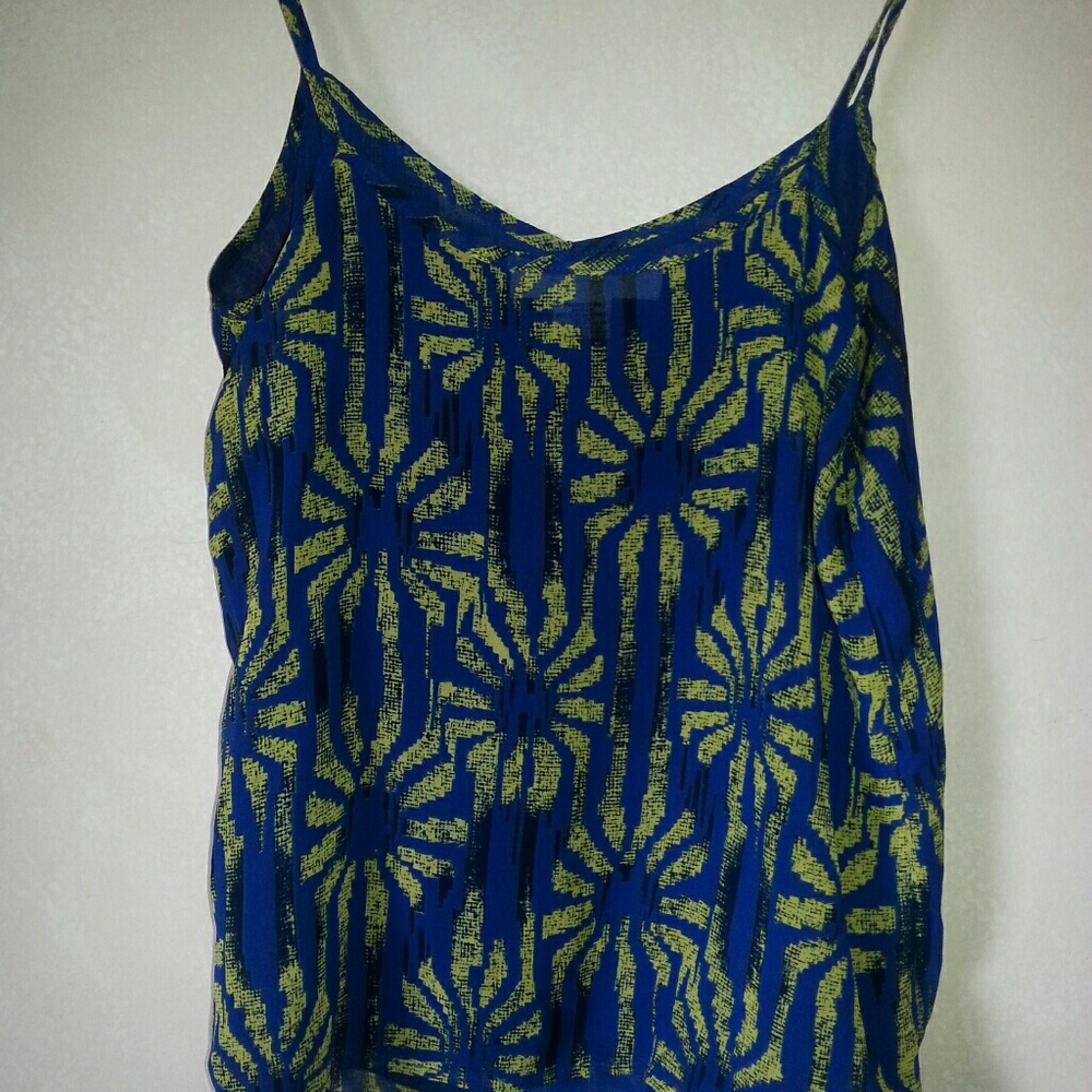 blue sunflower blouse