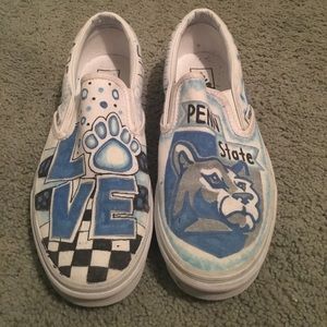 white vans drawing