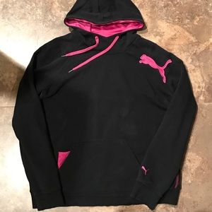 PUMA black hoodie, L