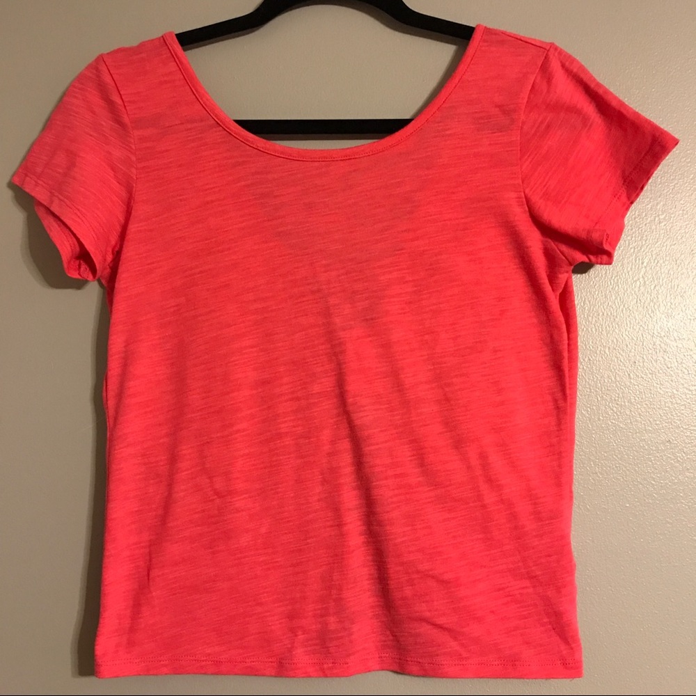 Open back crop top
