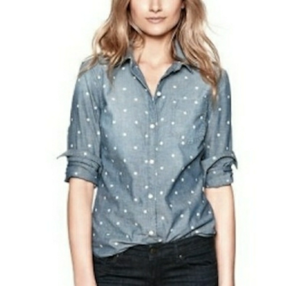 J. Crew chambray button down
