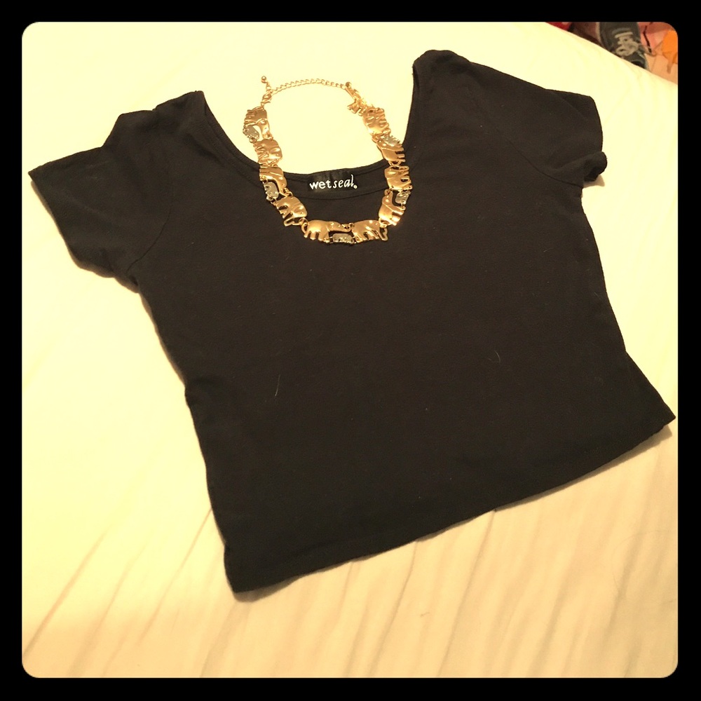 Wet Seal Crop Top