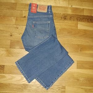 Boys Levi's 511 Slim Stretch Jeans Brand New