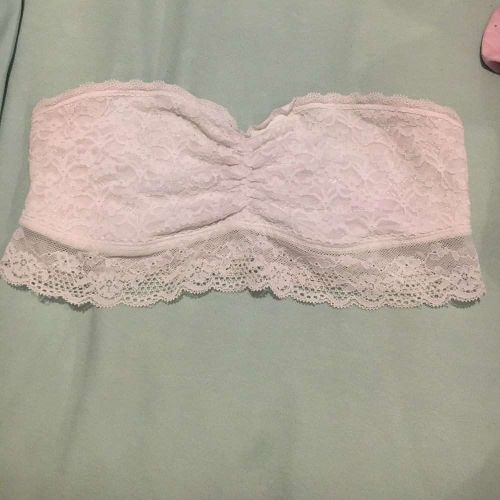 Aerie white strapless bandeau
