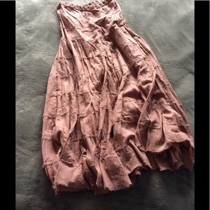 Rose Colored Skirt