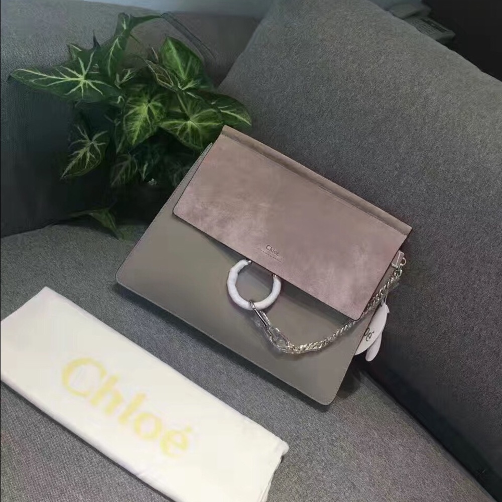 Chloe Faye shoulder bag（Motty grey）