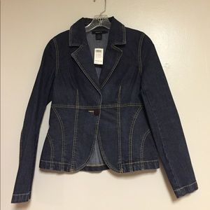 Arden B, tailored denim jacket