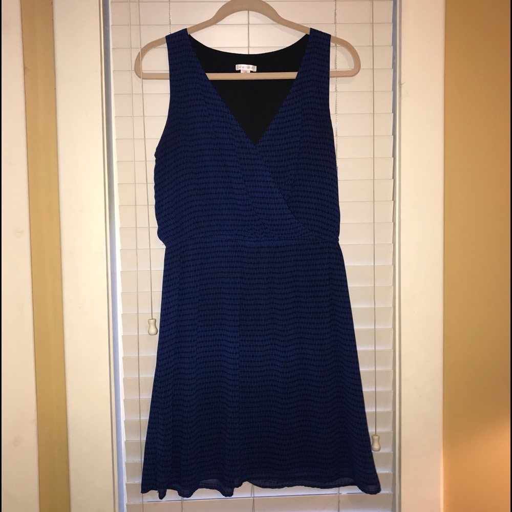 Target Xhlaration Lrg Blue/Black above knee dress