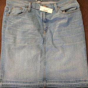 BNWT J. Crew denim pencil skirt 32 (fits 12-14)
