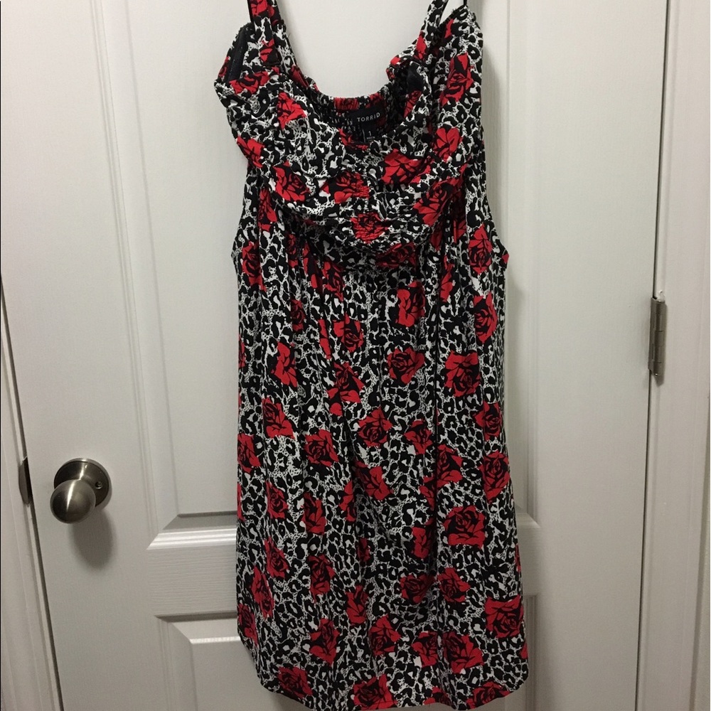 Torrid Floral Challis Dress