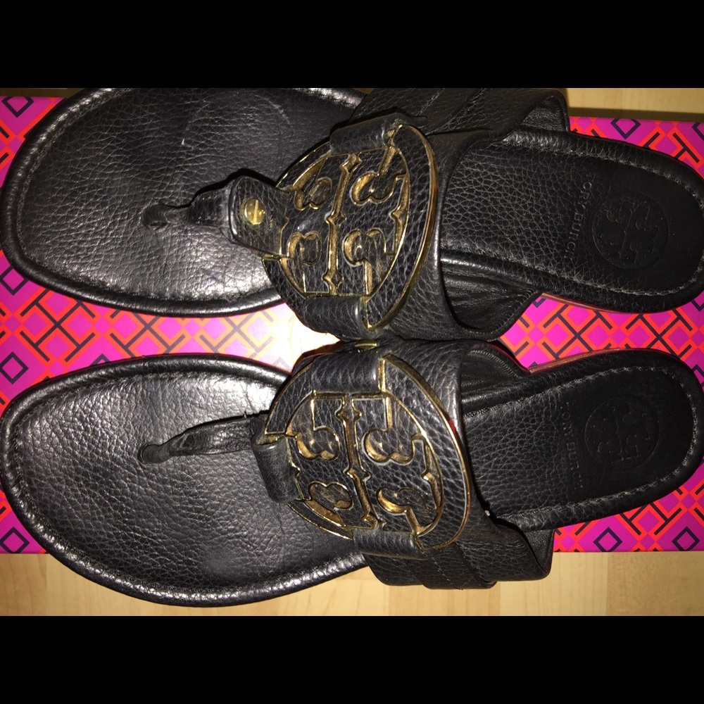 Navy blue Tory Burch Sandals