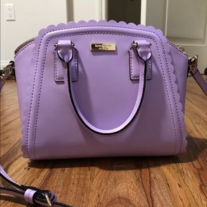 Lavender Kate Spade bag/Kate Spade