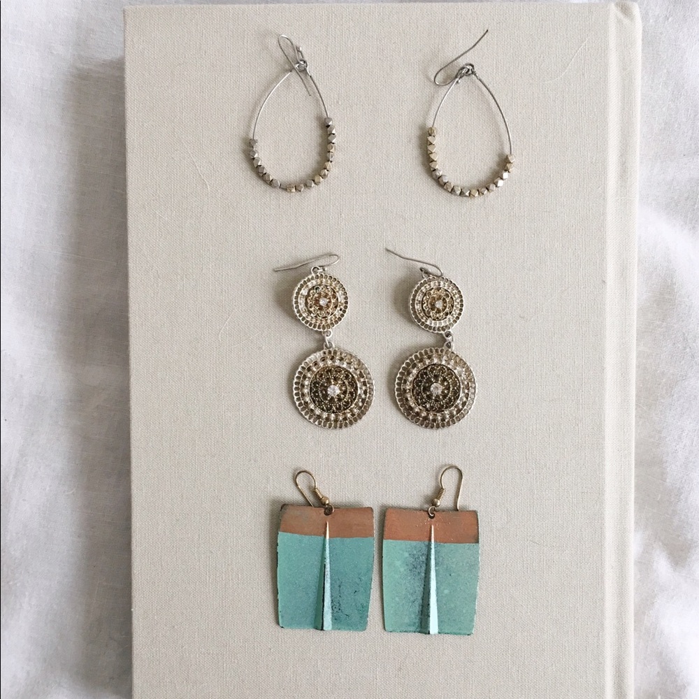 Anthropologie Statement Earings (set of 3)