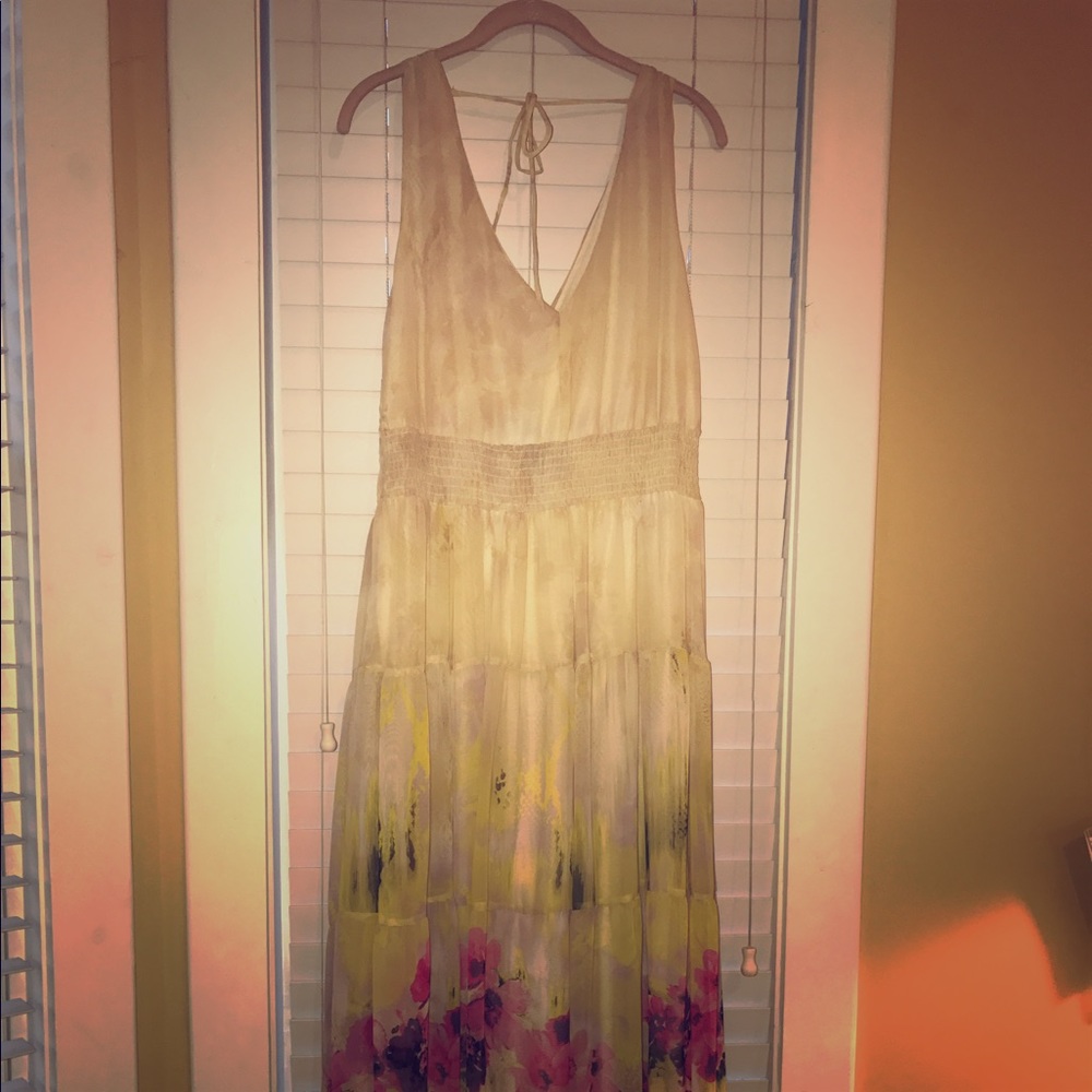 Nick & Mo Flowy Summer Dress. Lg. NWT!