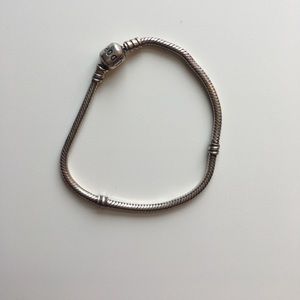 Iconic Silver Pandora Charm Bracelet