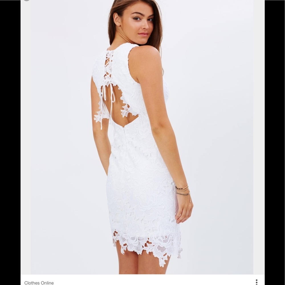 Bardot white lace dress - Picture 1 of 7