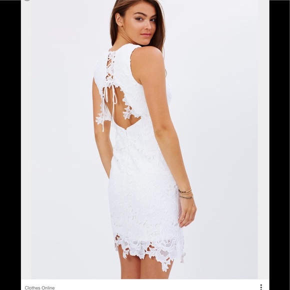 Bardot Dresses & Skirts - Bardot white lace dress