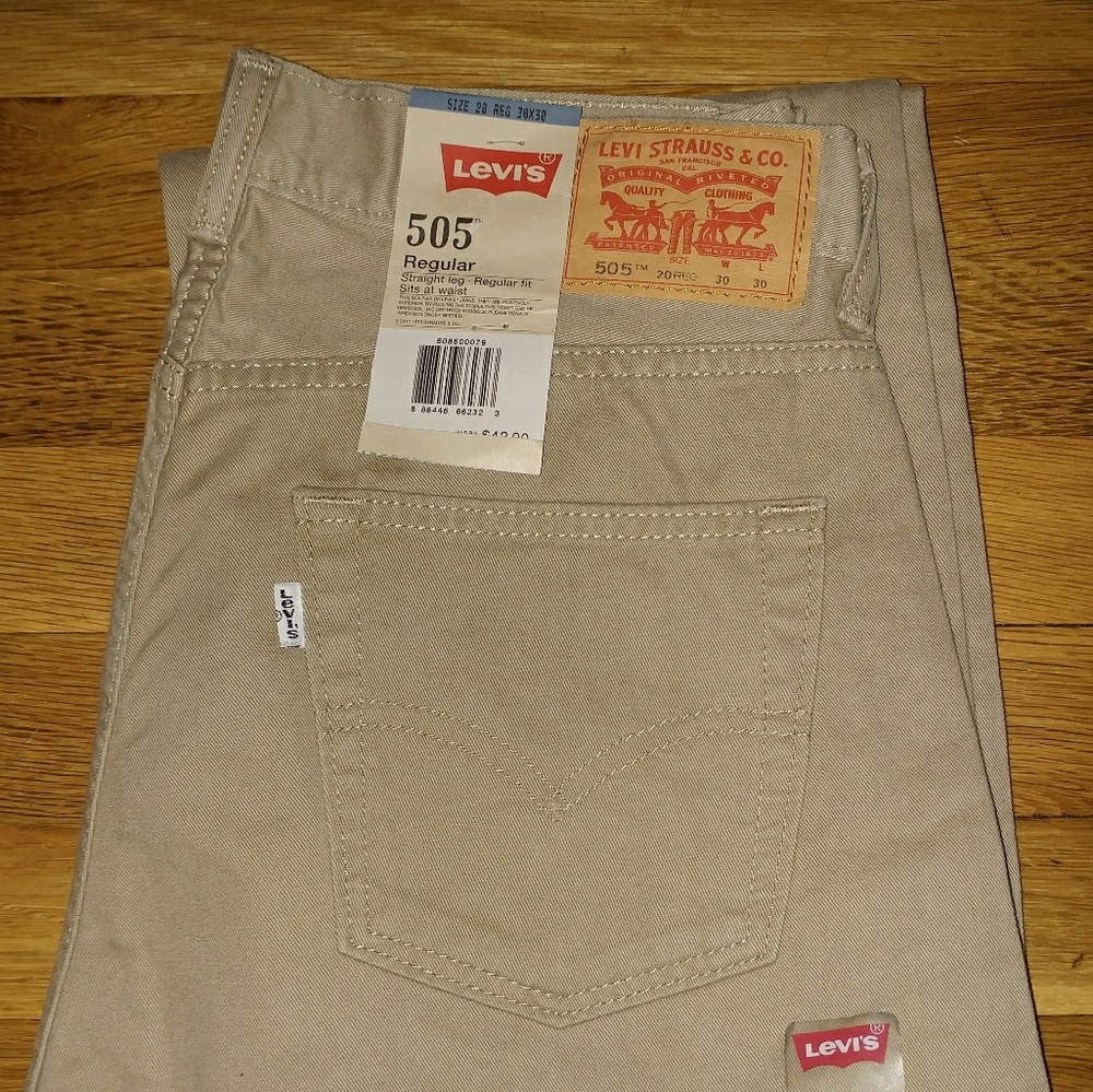 Boys Levi's 505 Regular Jeans Brand New