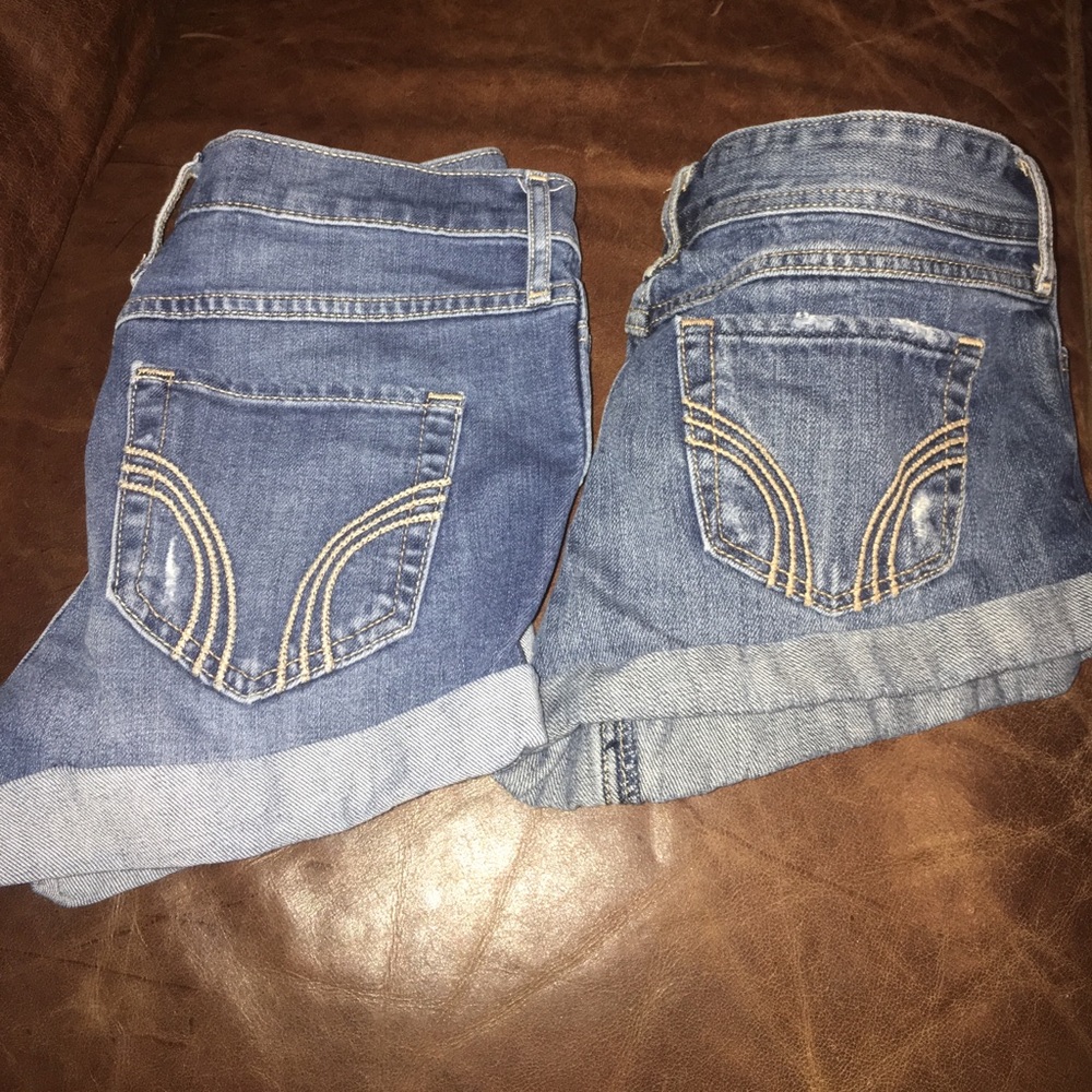 Hollister jean shorts