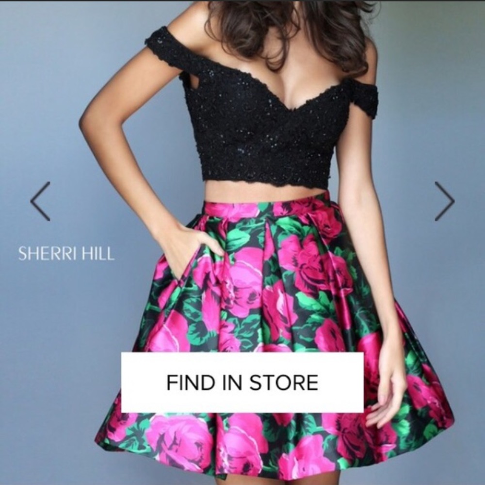 Sherri Hill 2 piece Size 0 style #50774