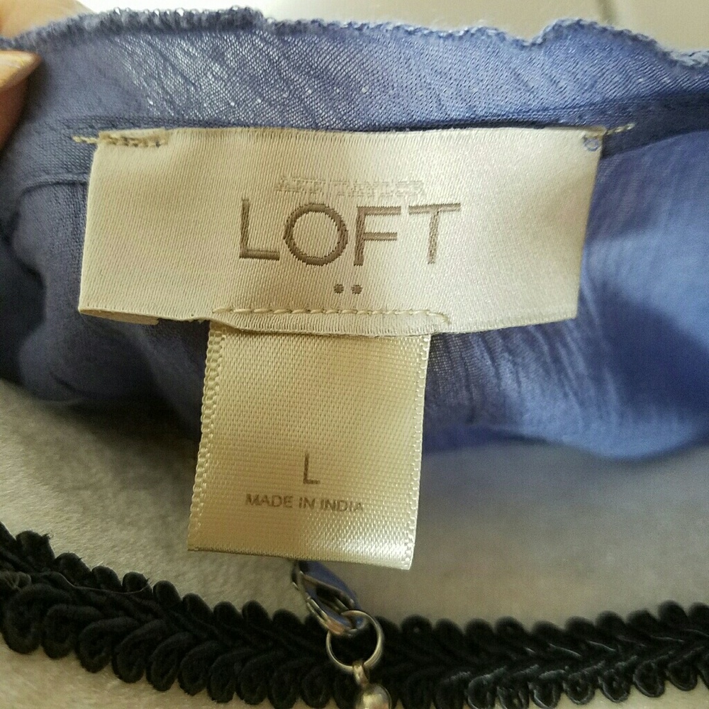 Loft Open Weave Loose Fit Tank Top - Picture 4 of 6