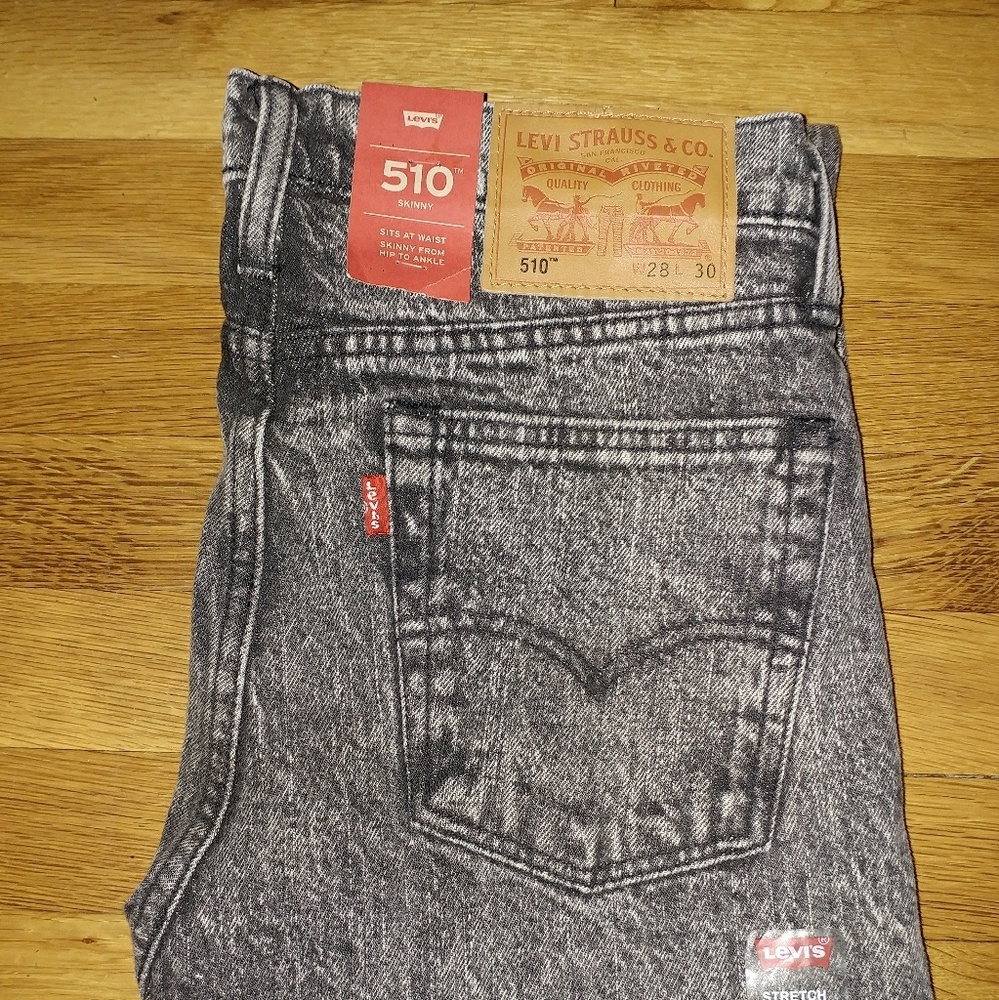 Mens Levi's 510 Skinny Stretch Jeans Brand New