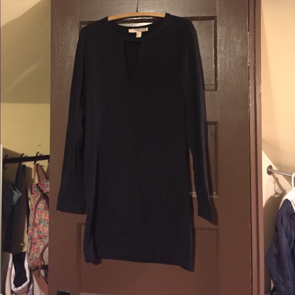Black mini dress