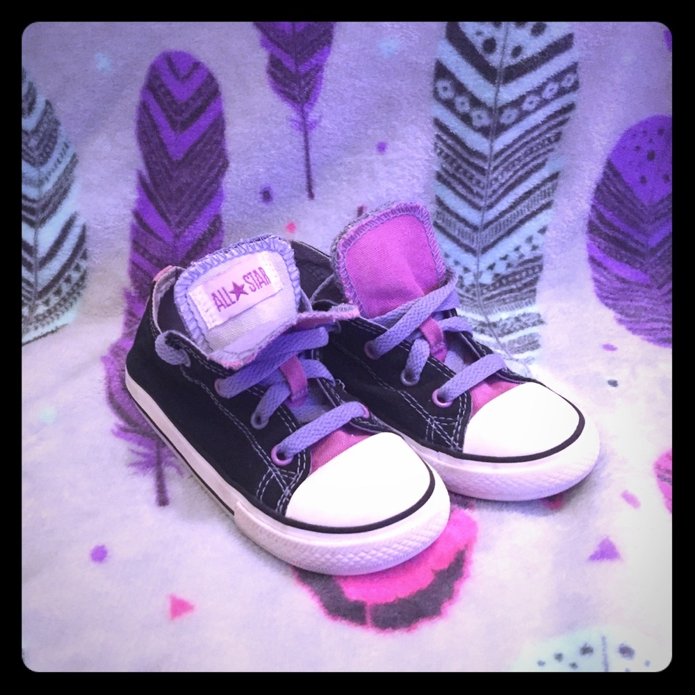 Double-Tongue Kids Converse