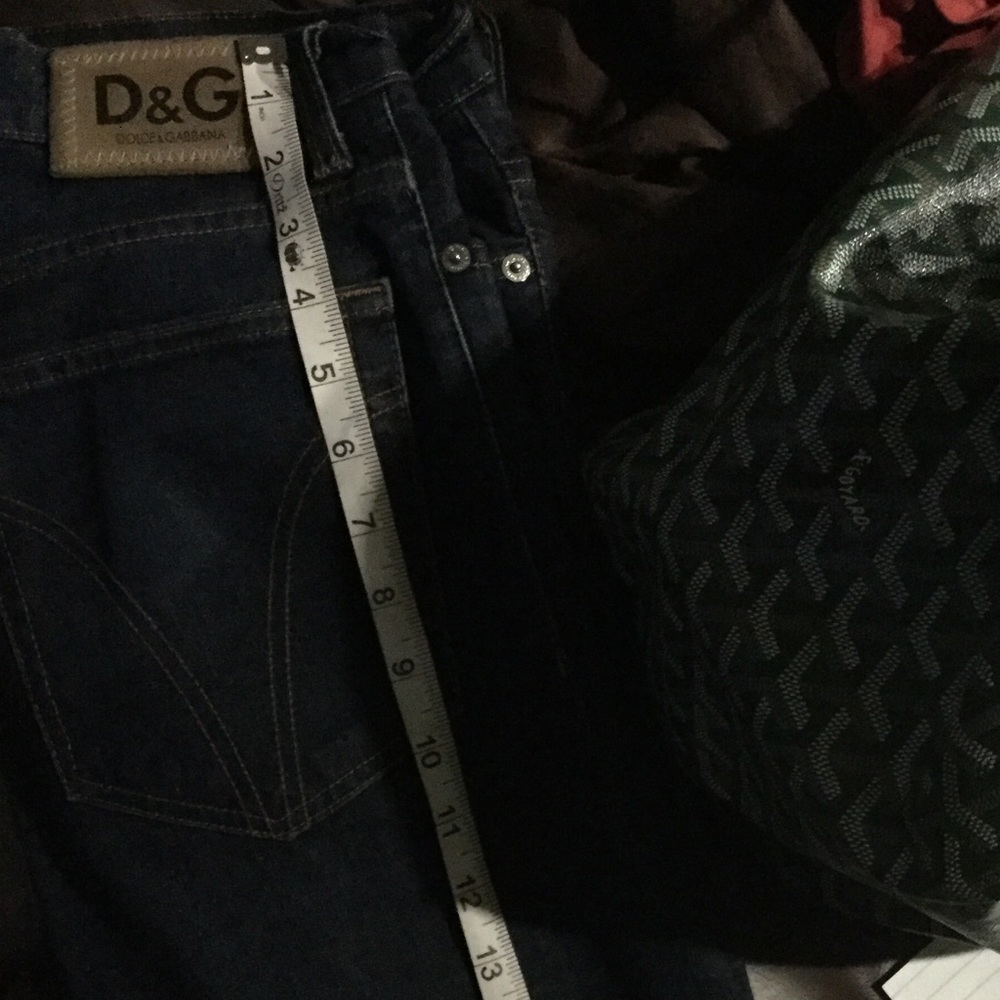 Dolce & Gabbana Jeans Waist & Length Measurements