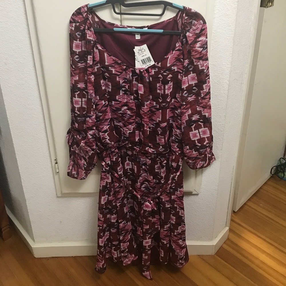 Speechless along Sleeve Dress - Picture 1 of 4