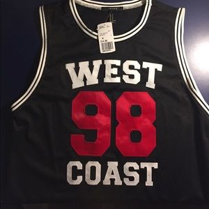 Black Mesh basketball jersey