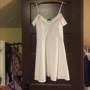 White off the shoulder dress