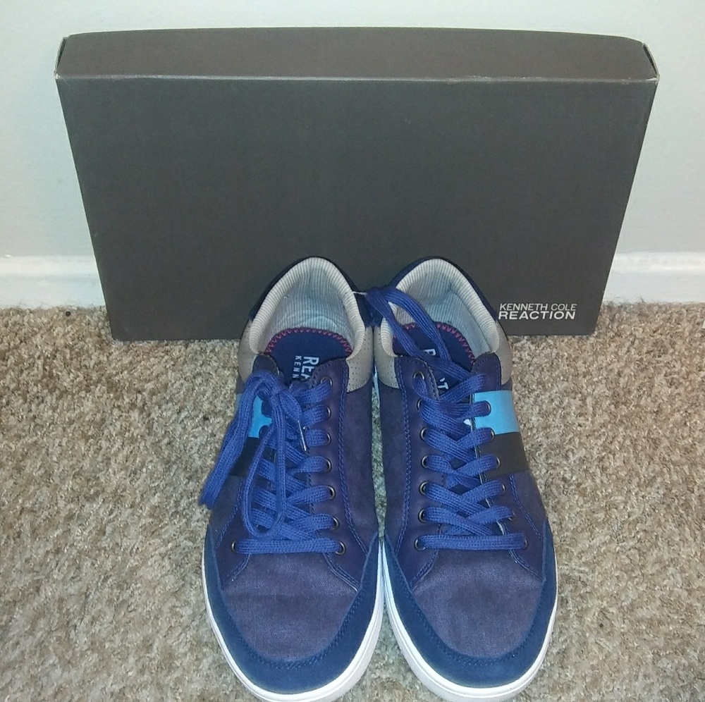 Kenneth Cole Reaction Blue Sneakers