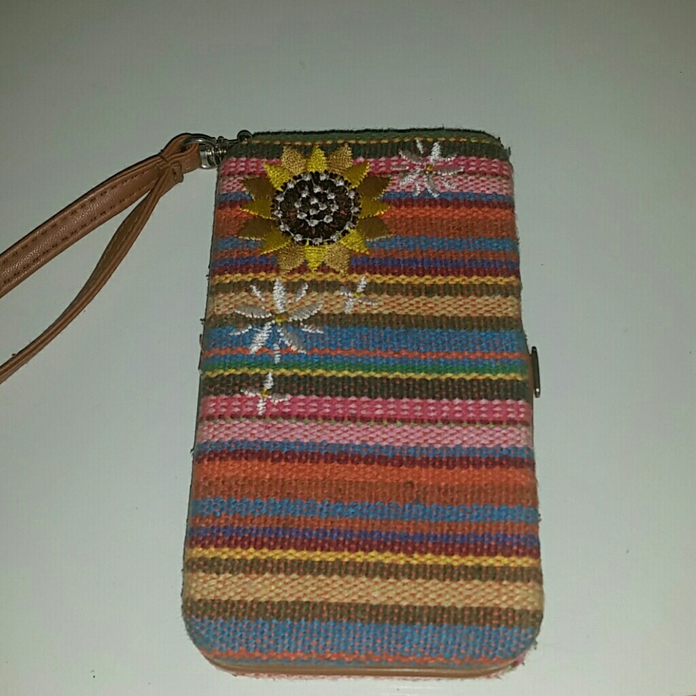 iPhone 5 Sunflower wallet Phone Case - Picture 1 of 3