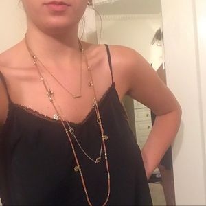 Anthropology layered necklace