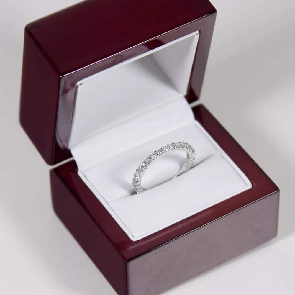 1.0CT Natural Diamond Eternity 14K Gold Band