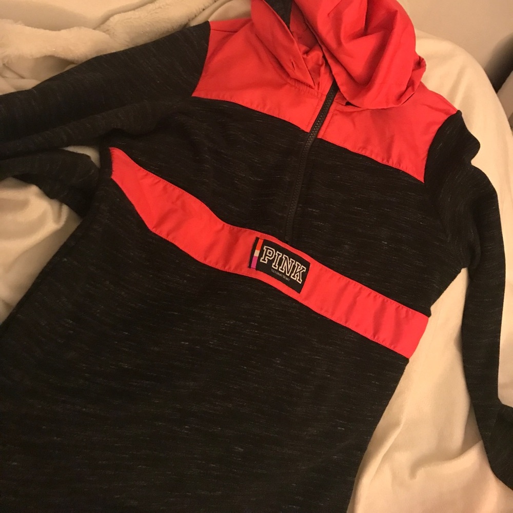 Black and pink Victoria Secret jacket