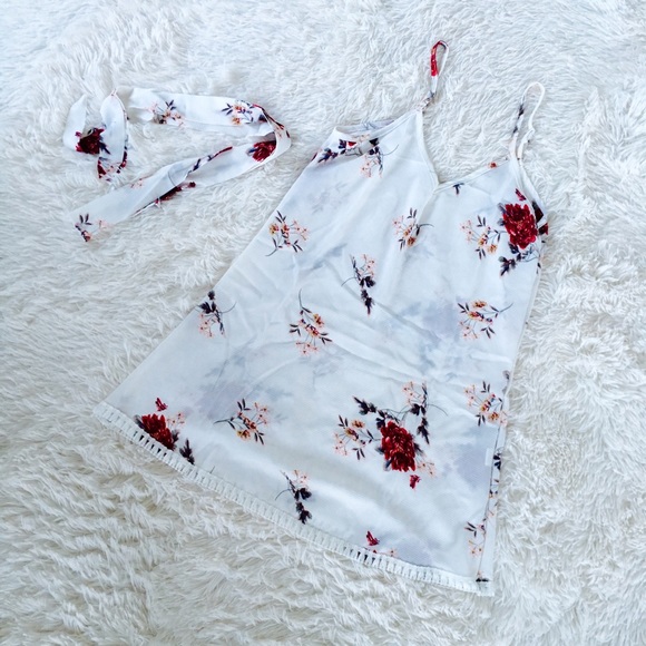 ❣Last! "Serenity" || Floral White Minidress 🌸 - Picture 7 of 8
