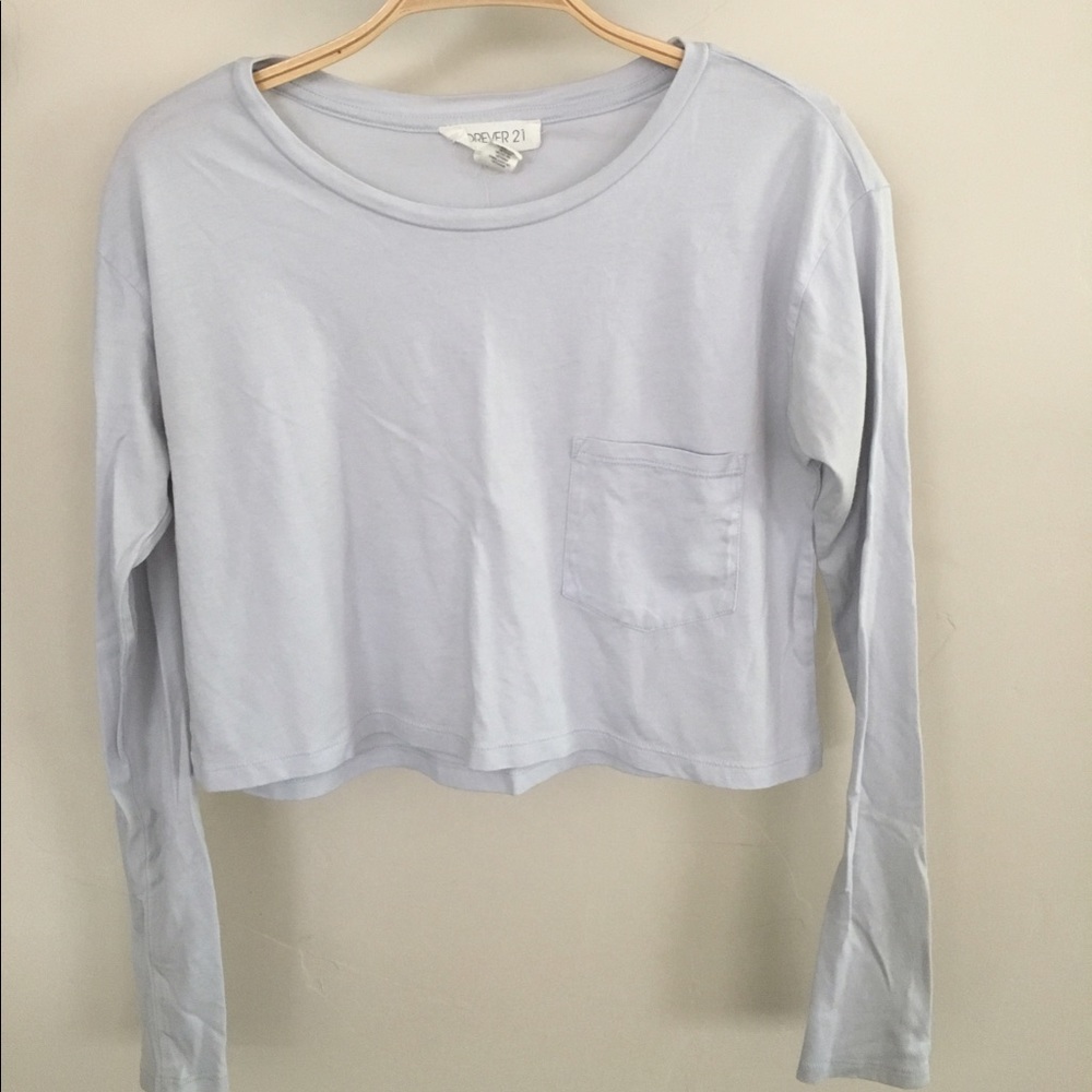 Long sleeve crop top