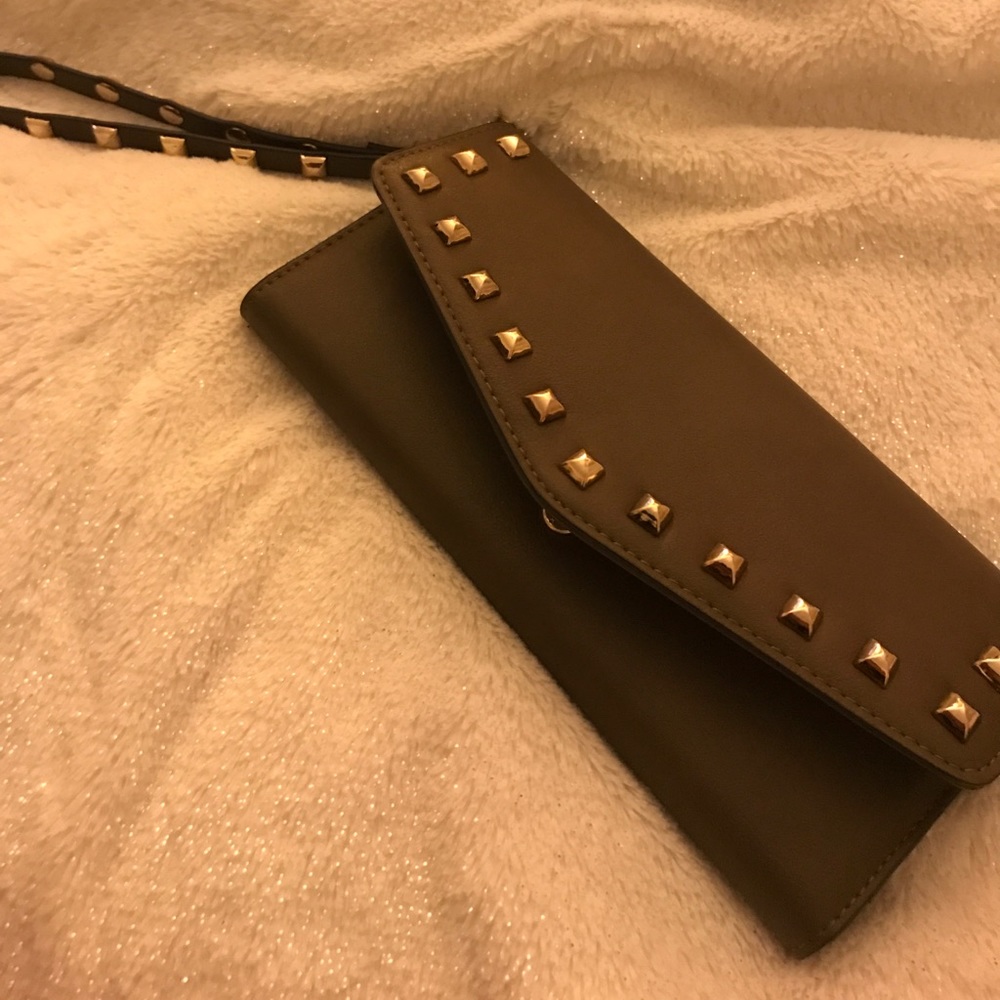 Olive green Aldo clutch
