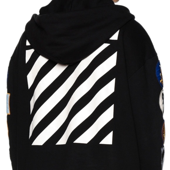 Off-White Patch Detail Hoodie *SOLD* - Picture 3 of 5