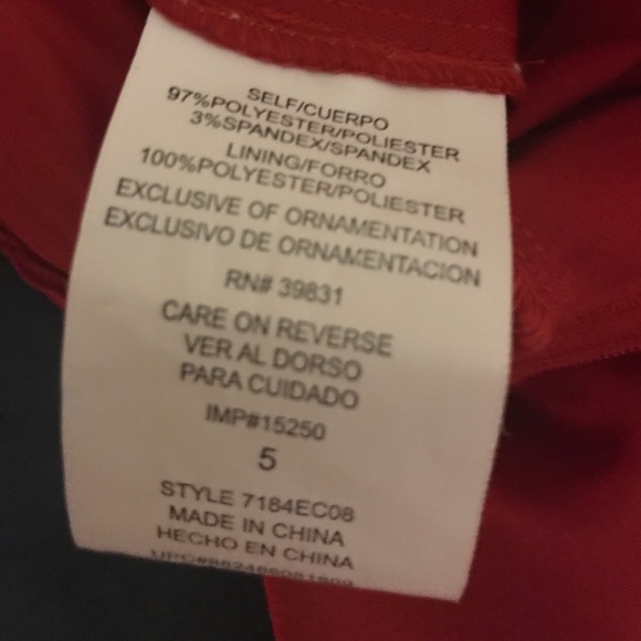 XOXO Red Dress - Picture 4 of 5