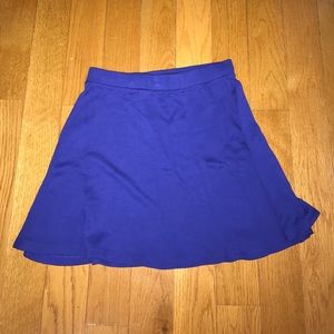 Forever21 Blue Circle or Skater Skirt