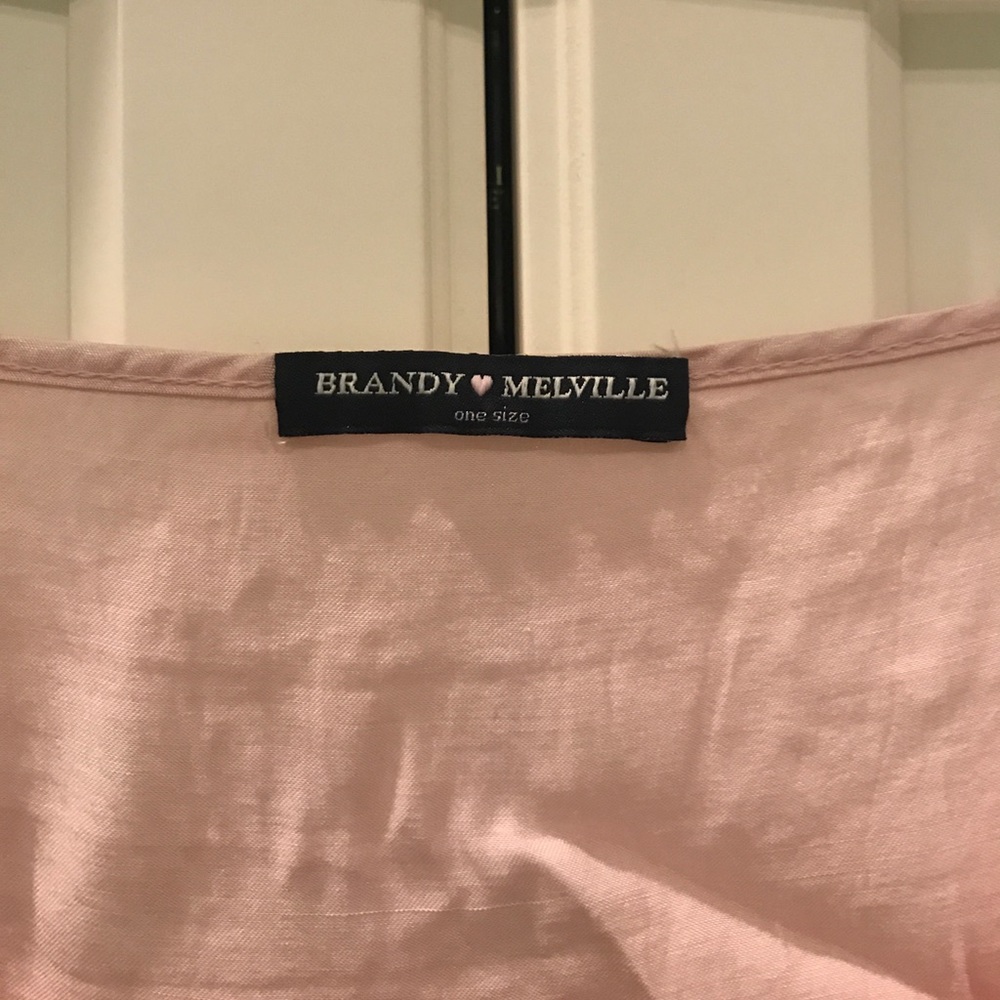 Brandy Melville light pink tank top