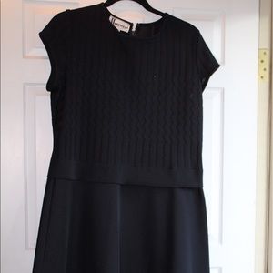 Vintage black A-line dress - 2XL