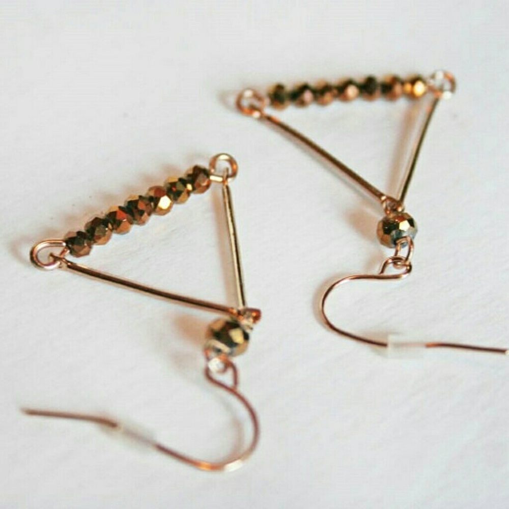 Triangle Dangle Earrings