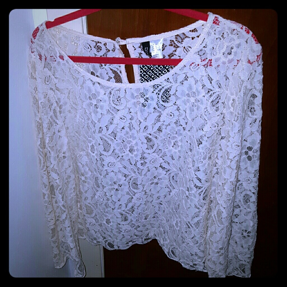 New! H&M Sheer blouse